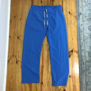 Figs ceil blue Livingston scrub pants